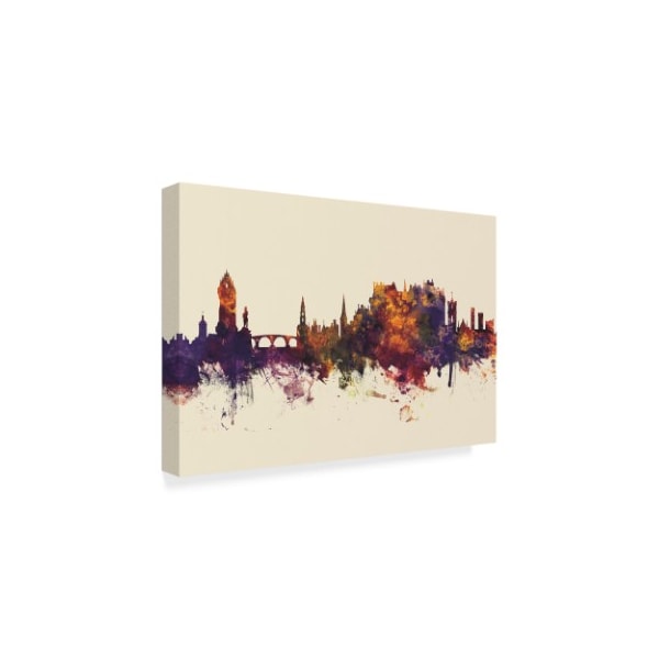 Michael Tompsett 'Stirling Scotland Skyline Iii' Canvas Art,30x47